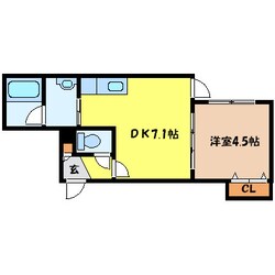 バスセンター前駅 徒歩3分 5階の物件間取画像